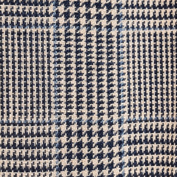 Brunello Cucinnelli SS/19 Beige & Black Linen Check Trousers - Picture 7 of 16